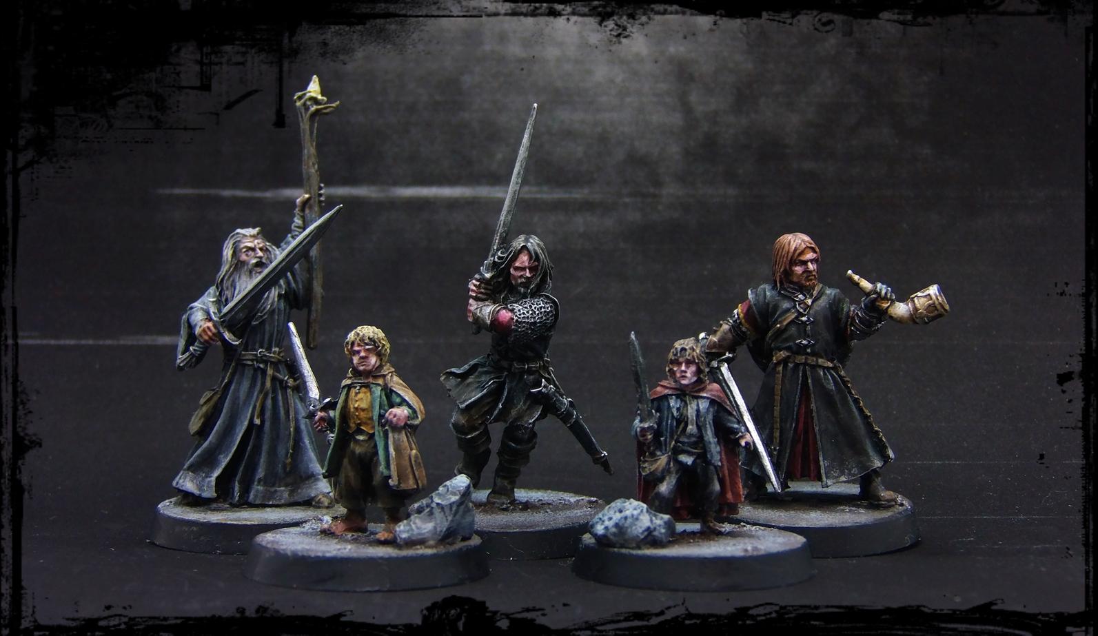 the fellowship of the ring miniatures